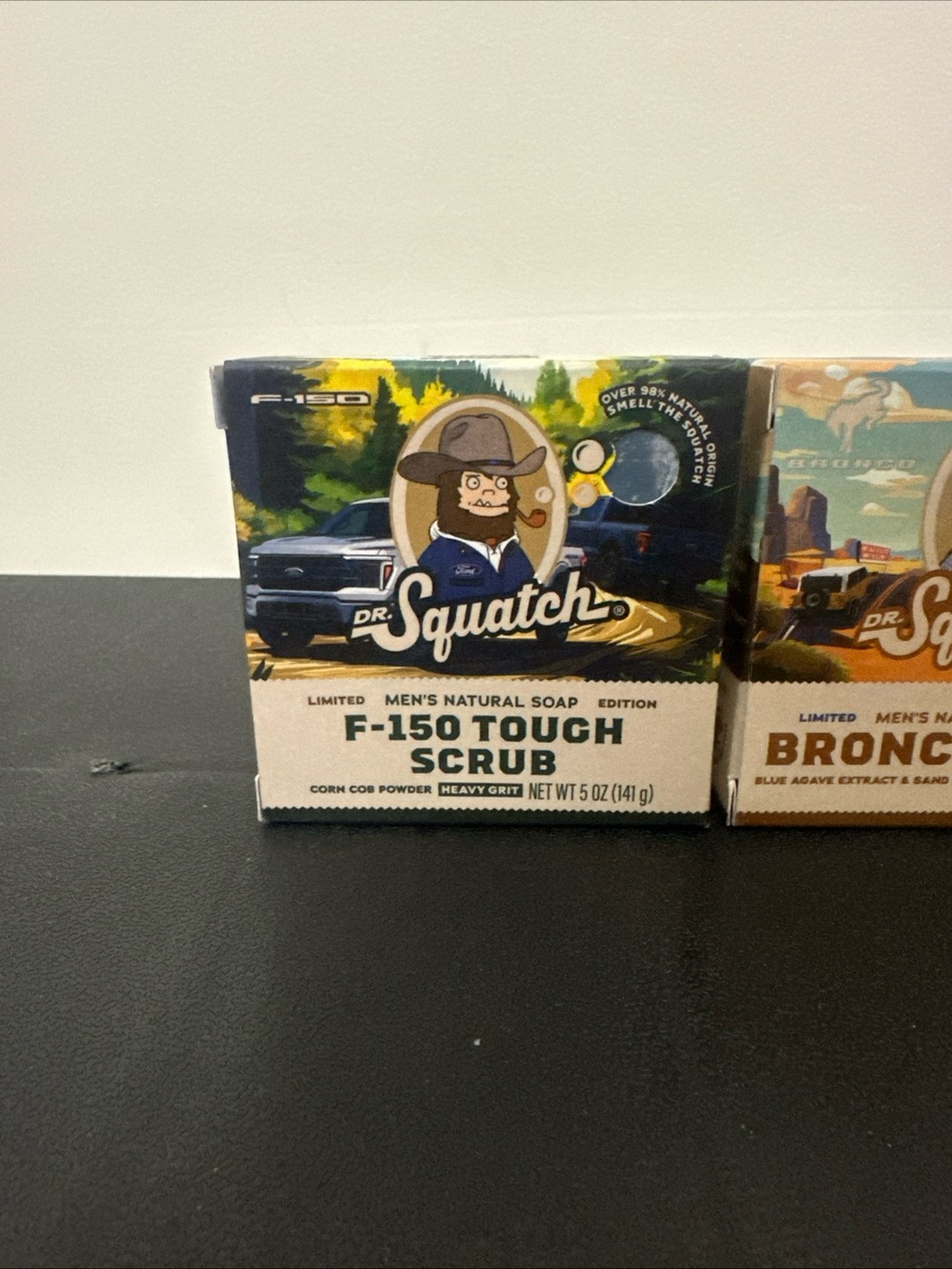 Lot of 2 Dr. Squatch F-150 Touch Scrub & Bronco Bric Soap 5oz - Picture 2 of 7